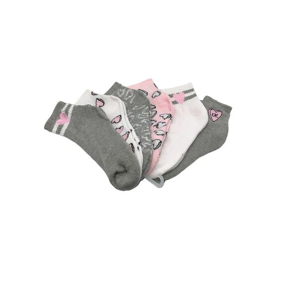 Rae Dunn Valentines Quarter Socks 6 Pair - Picture 2 of 2